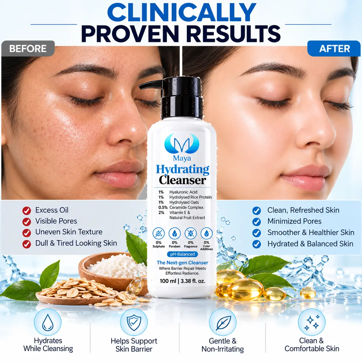 MAYA HYDRATING CLEANSER | 100ml - Image 2