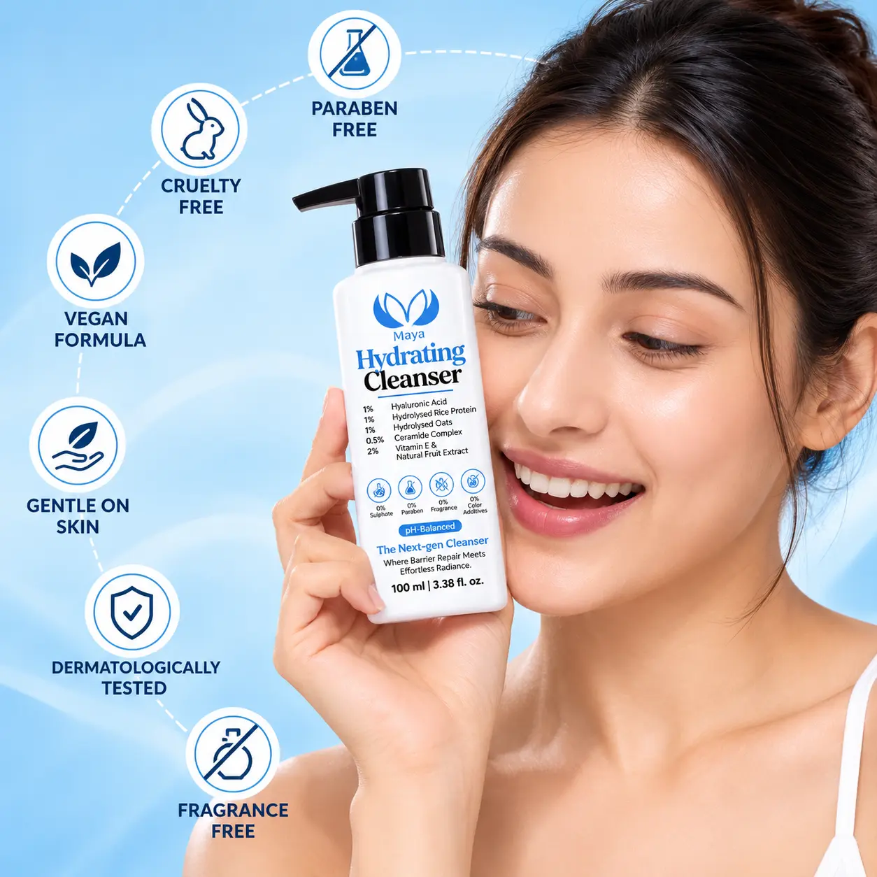 MAYA HYDRATING CLEANSER | 100ml - Image 3